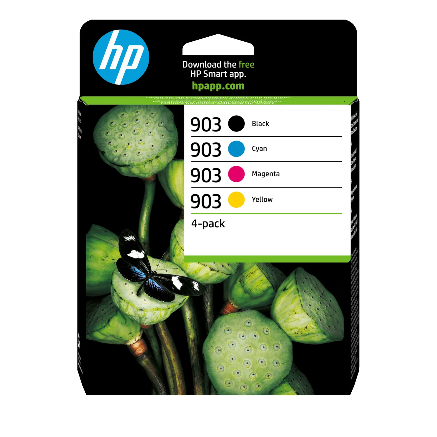 Conjunto de 4 Tinteiros HP 903 Originais Preto Ciano Magenta Amarelo para OfficeJet 6950