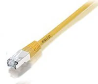 Cabo de Rede Equip Cat.5e SF/UTP 3m Amarelo RJ-45 10/100/1000Base-T(X) 26 AWG - Imagem 1