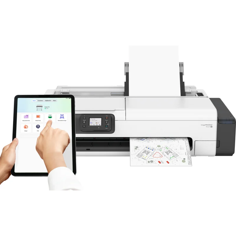 Impressora de grande formato Canon imagePROGRAF TC-21M A1 jato de tinta cor Wi-Fi - Imagem 14