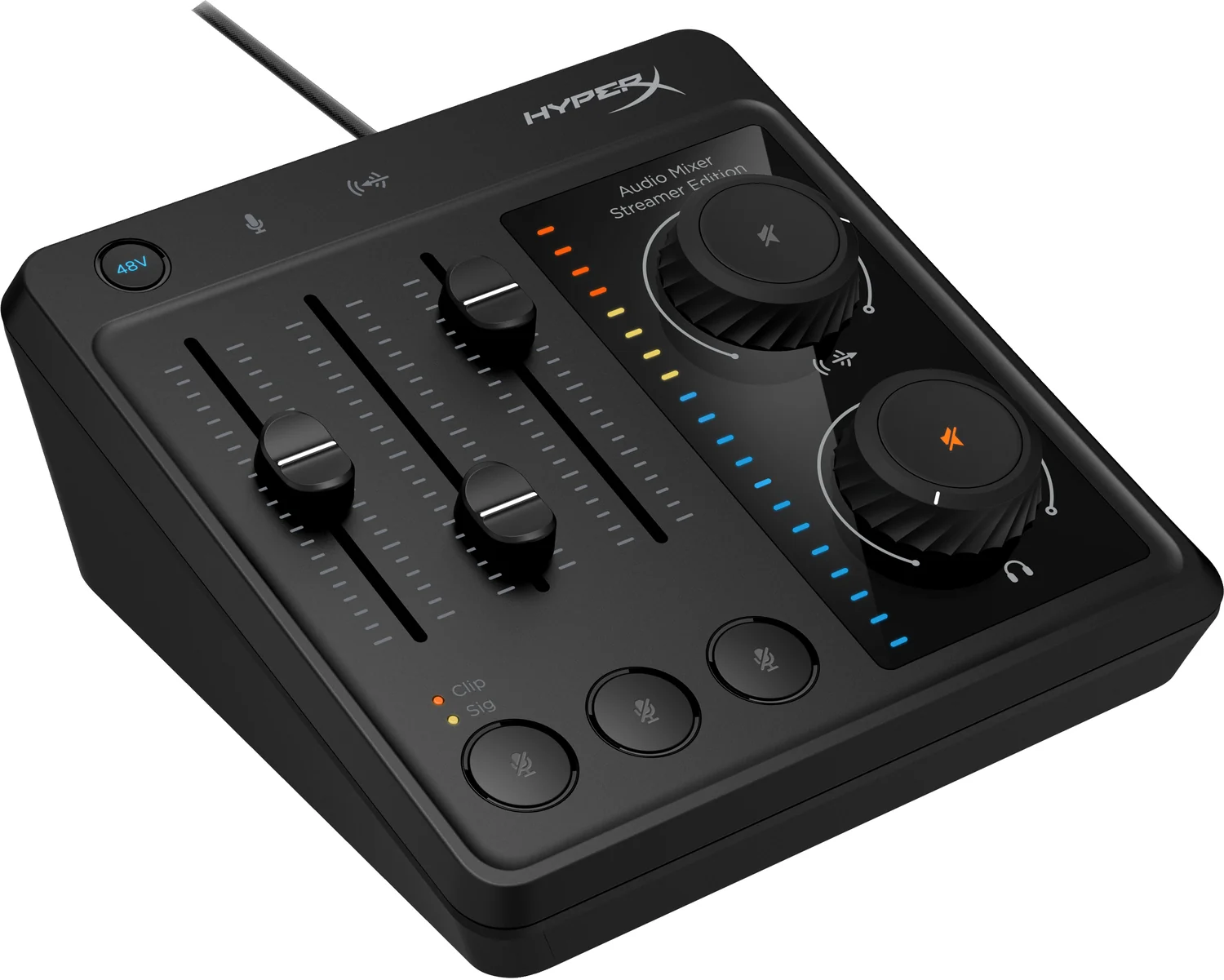 Misturador de Áudio HyperX com 6 Portas USB e Entrada XLR para Gaming e Streaming - Imagem 3