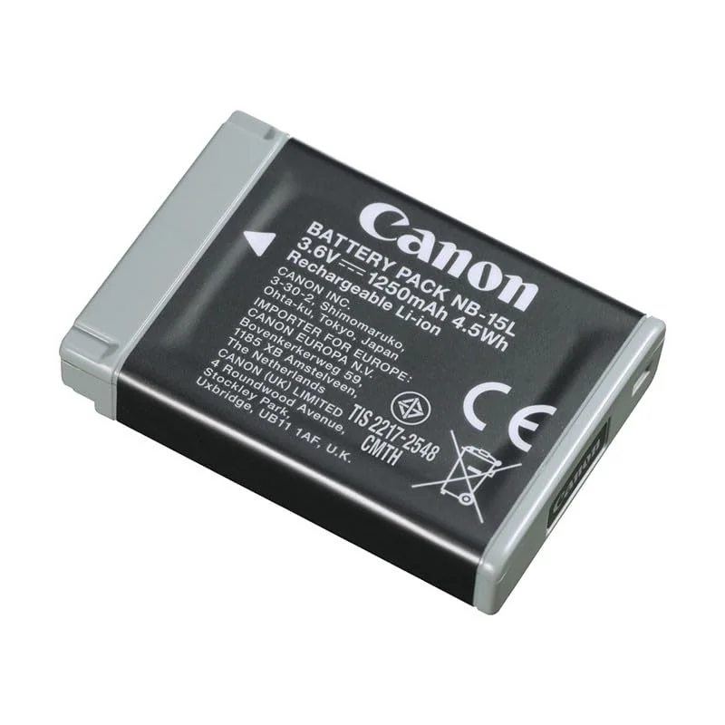 Bateria recarregável Canon NB-15L para câmaras compactas PowerShot