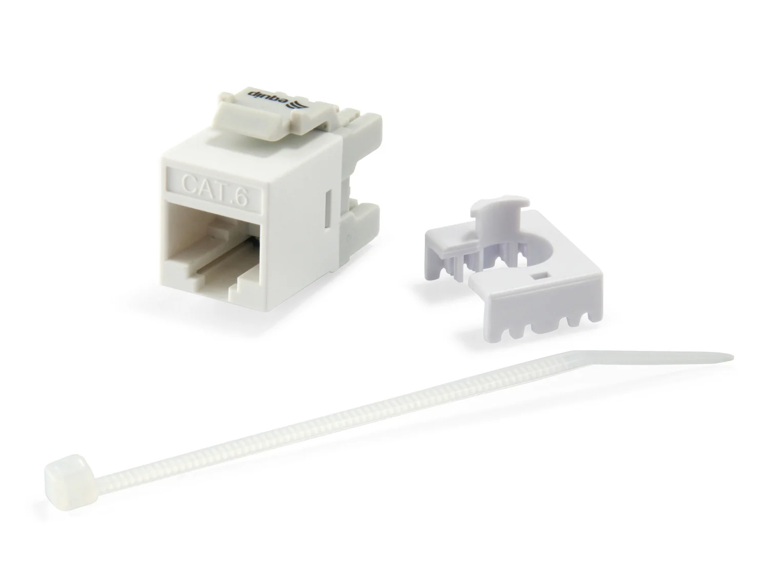 Conetor Keystone Equip Cat6 Slim Unshielded RJ-45 Branco (Conjunto 8 Unidades) - Imagem 2