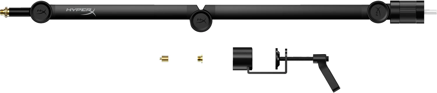 Braço Articulado HyperX Caster para Microfone e Câmara Suporte Profissional Streaming Preto - Imagem 7