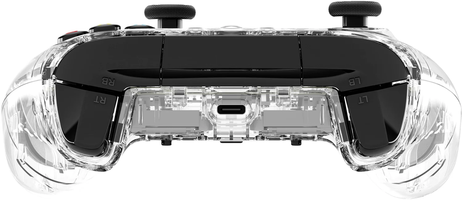 Comando Gaming RGB com Fios HyperX Clutch Gladiate para Xbox One e Xbox Series X Transparente - Imagem 3
