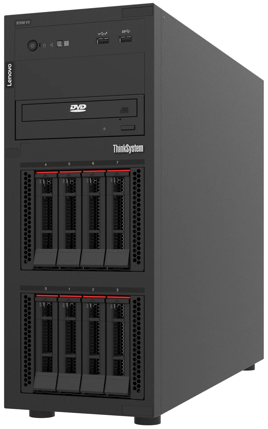 Servidor Tower Lenovo ThinkSystem ST250 V3 Xeon 6315P 16GB DDR5 800W - Imagem 2