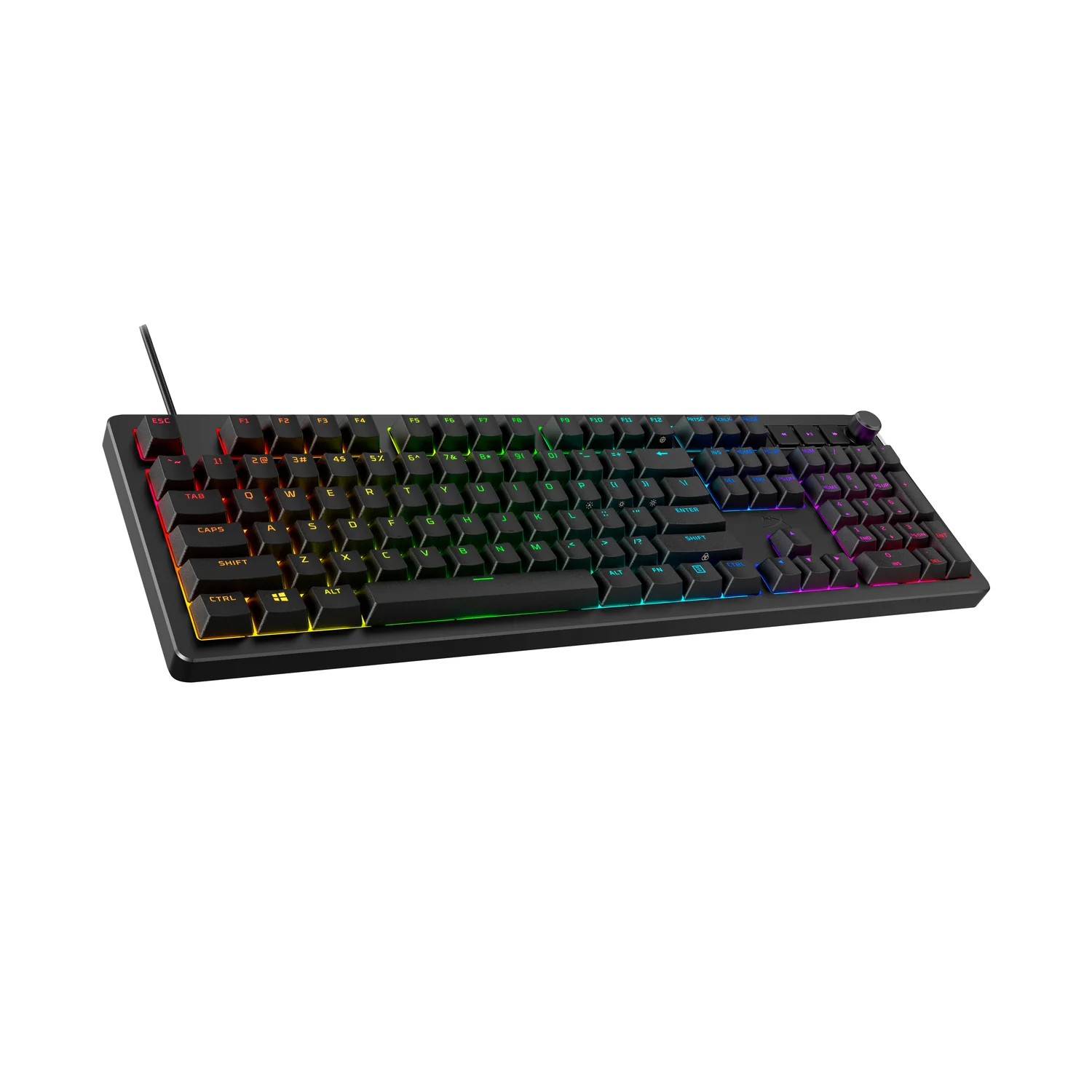 Teclado gaming mecânico HyperX Alloy Rise RGB 8000Hz USB personalizável - Imagem 2