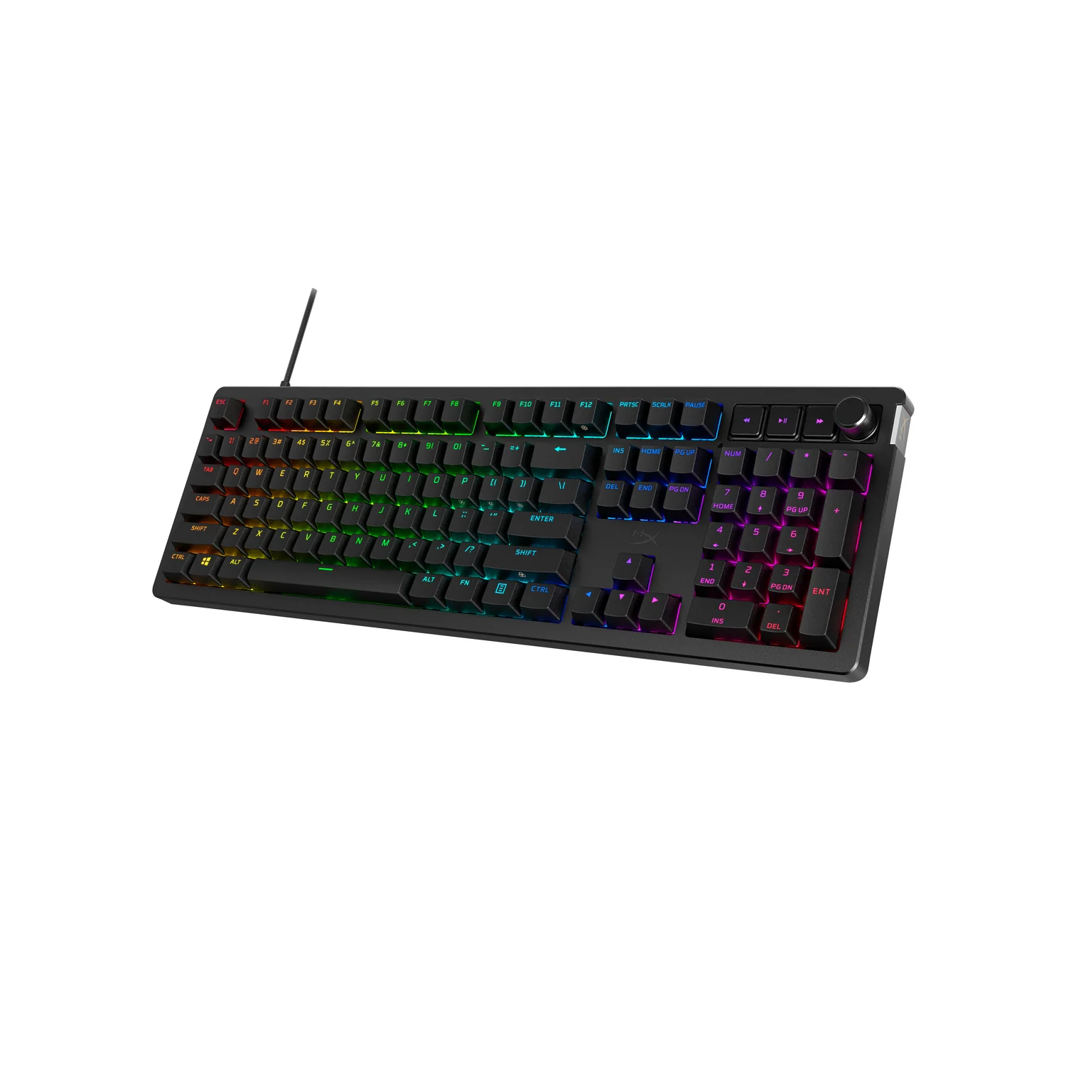 Teclado gaming mecânico HyperX Alloy Rise RGB 8000Hz USB personalizável - Imagem 7