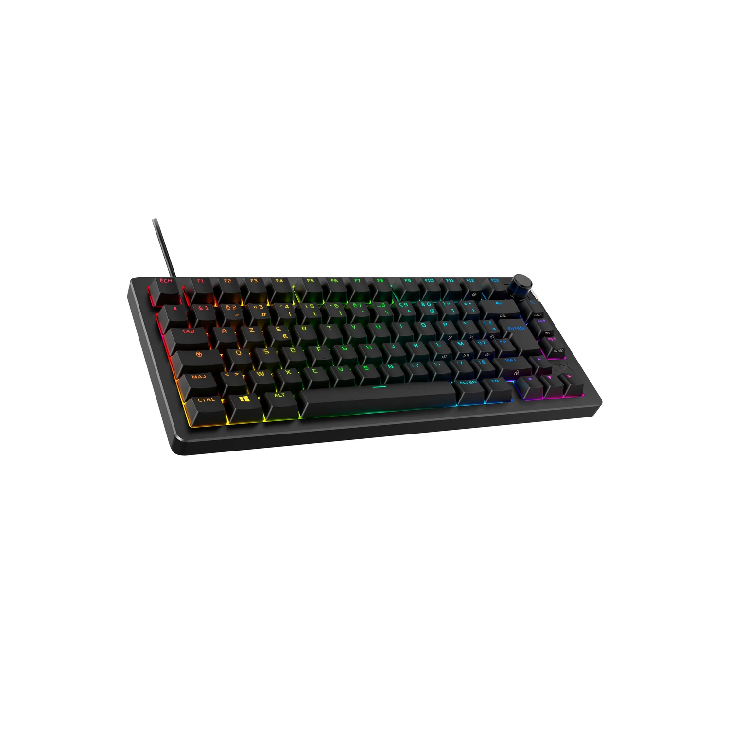 Teclado Gaming HyperX Alloy Rise 75 Mecânico RGB 8000Hz Preto - Imagem 7