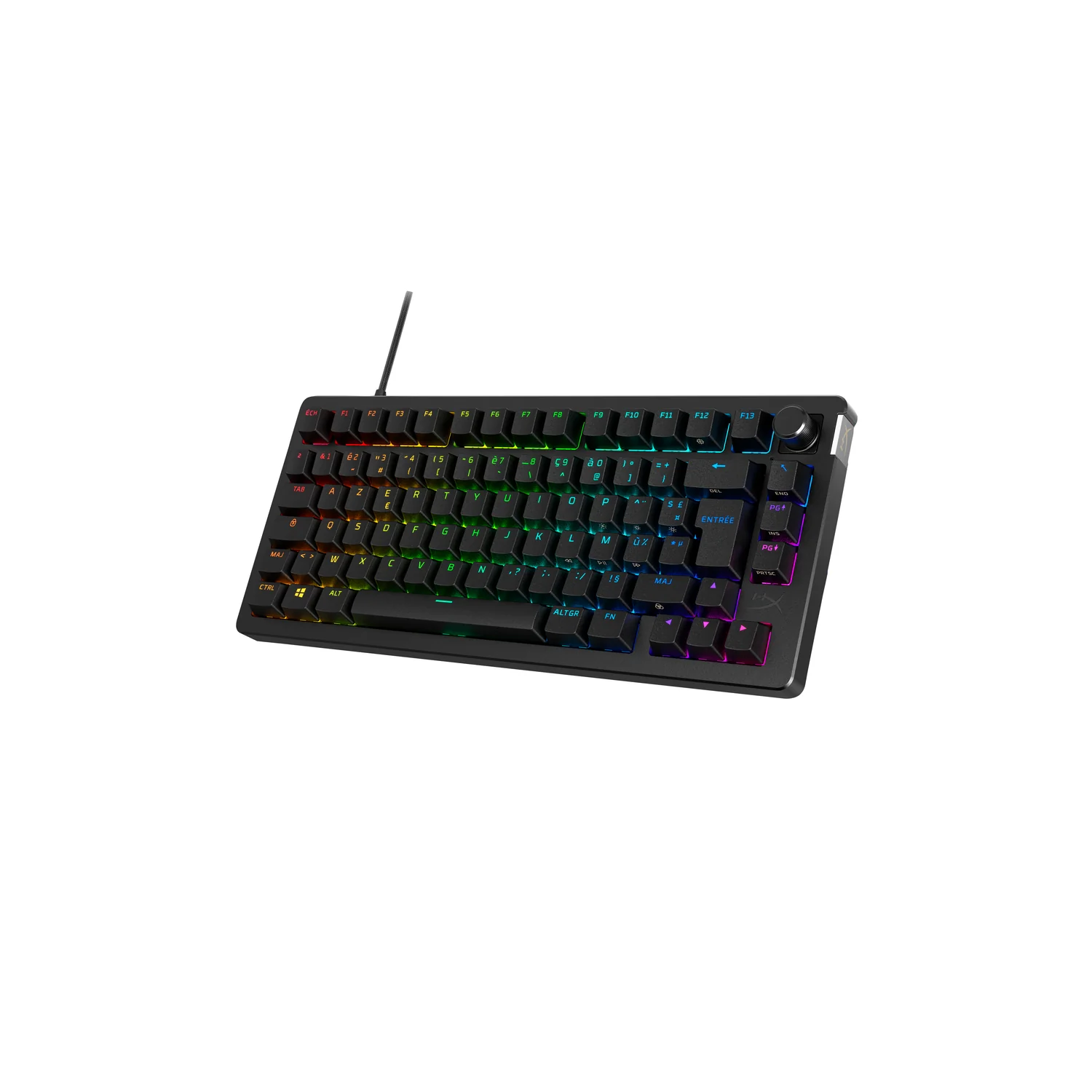 Teclado Gaming HyperX Alloy Rise 75 Mecânico RGB 8000Hz Preto - Imagem 2