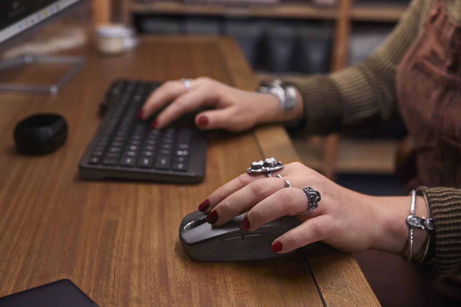 Teclado Bluetooth HP 460 multidispositivos sem fios preto - Imagem 6