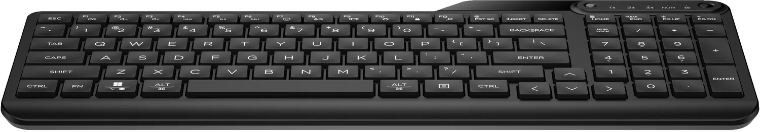 Teclado Bluetooth HP 460 multidispositivos sem fios preto