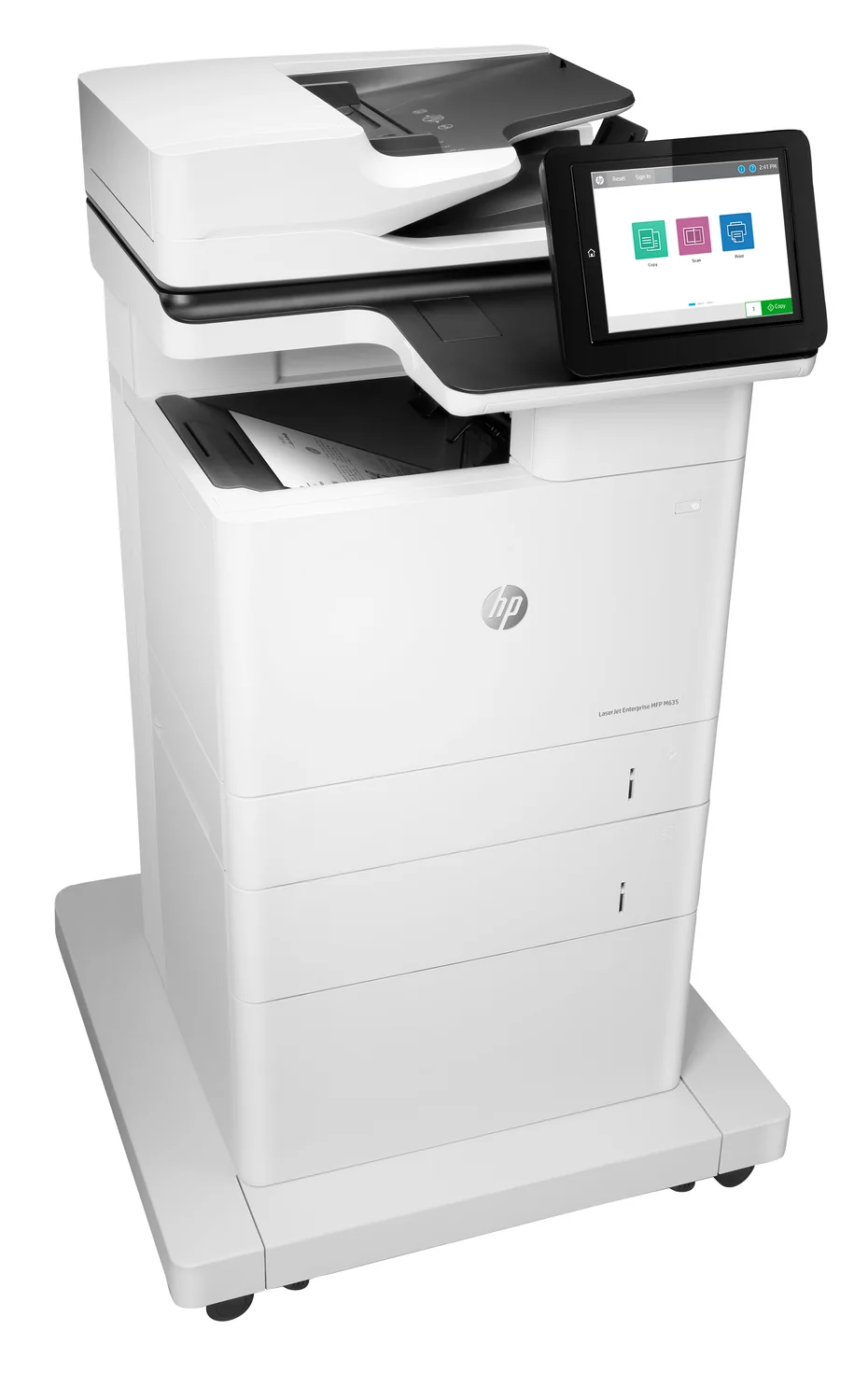 Impressora Multifuncional HP LaserJet Enterprise M635fht Laser Mono Fax - Imagem 2