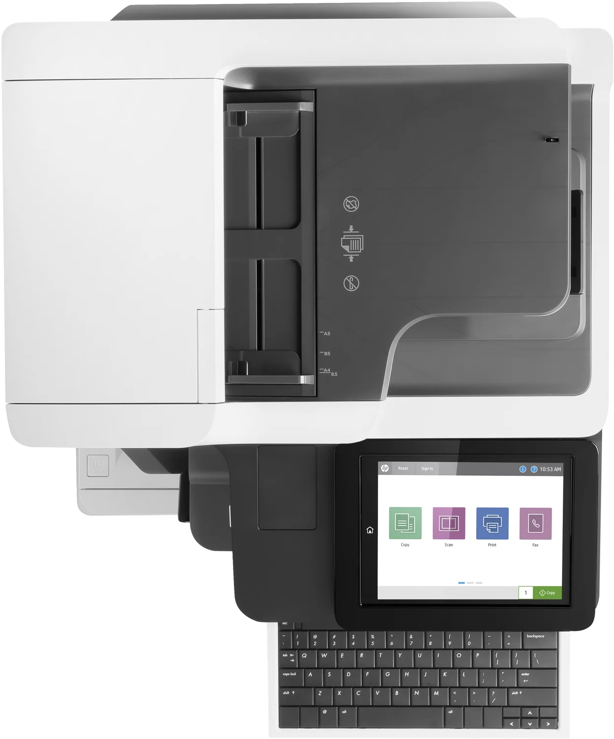 Impressora Multifuncional HP LaserJet Enterprise Flow M635z Laser Mono - Imagem 4