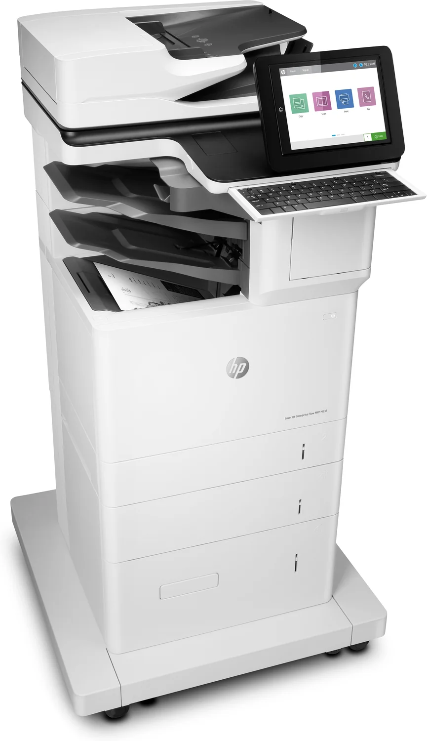 Impressora Multifuncional HP LaserJet Enterprise Flow M635z Laser Mono - Imagem 3
