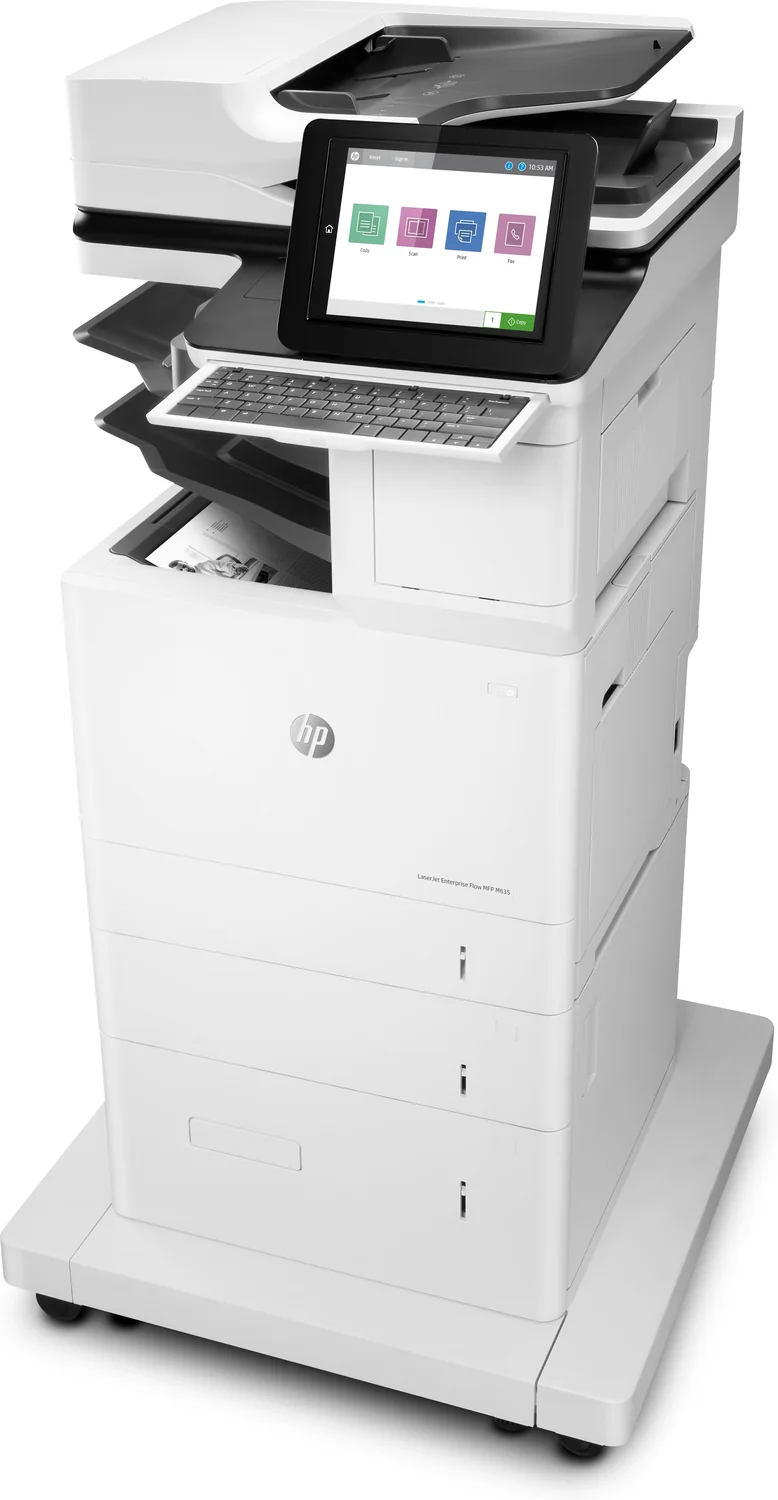 Impressora Multifuncional HP LaserJet Enterprise Flow M635z Laser Mono - Imagem 2
