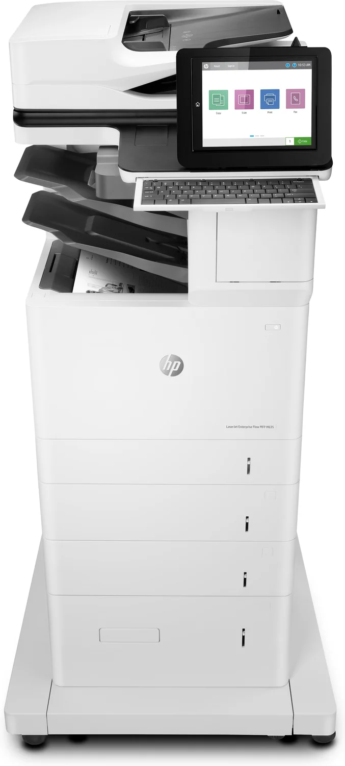 Impressora Multifuncional HP LaserJet Enterprise Flow M635z Laser Mono - Imagem 1