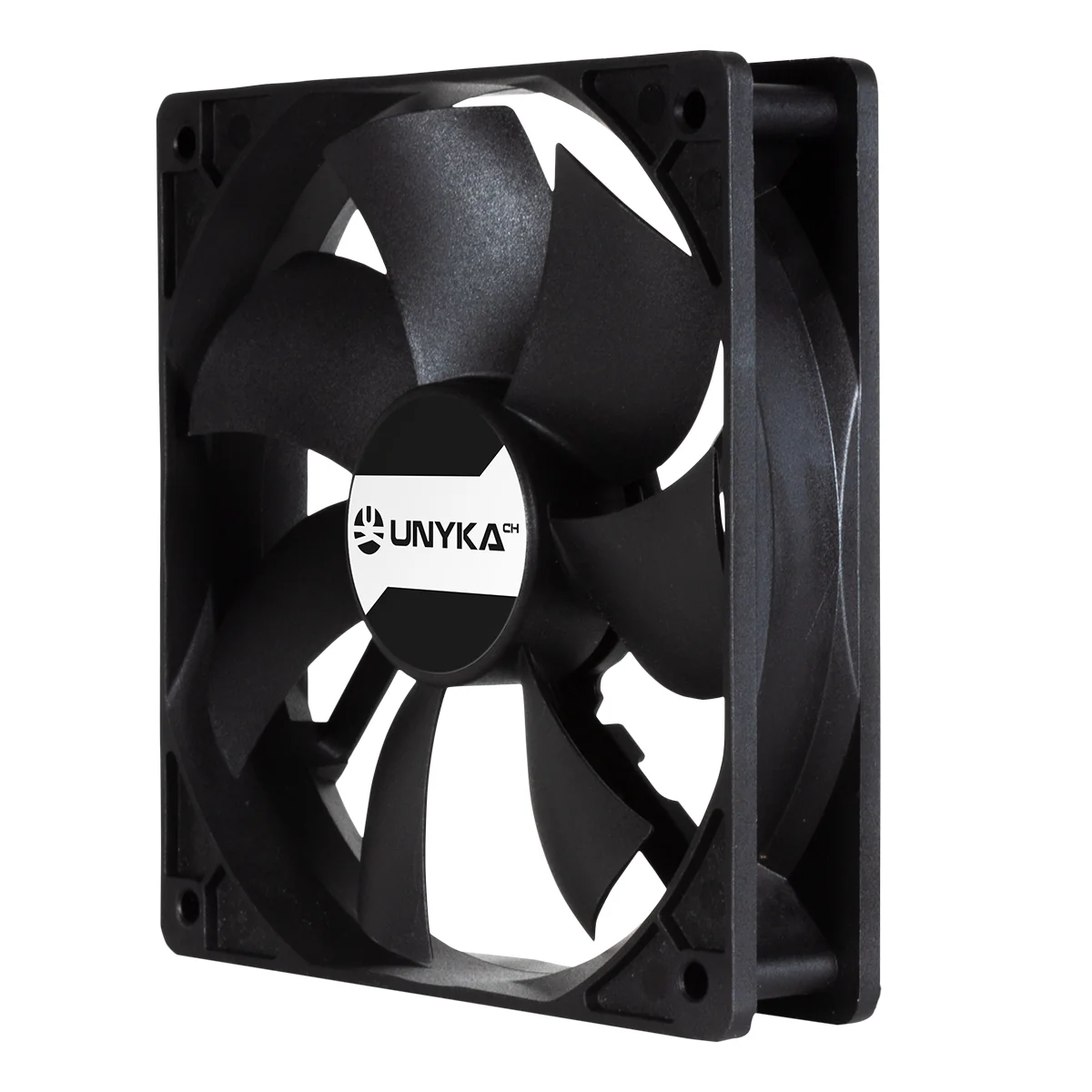 Ventoinha de Caixa UNYKAch 120mm 4-Pin PWM 1800 RPM Preta