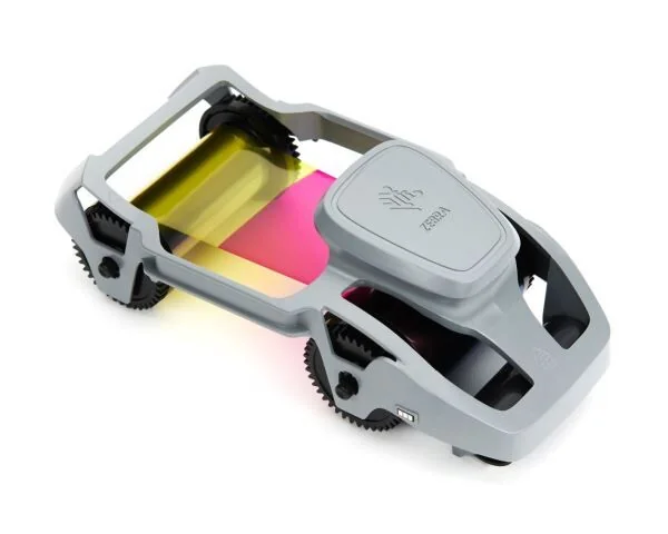 Fita Ribbon Zebra YMCKO para Impressora de Cartões ZC300 - 300 Impressões a Cores - Imagem 1