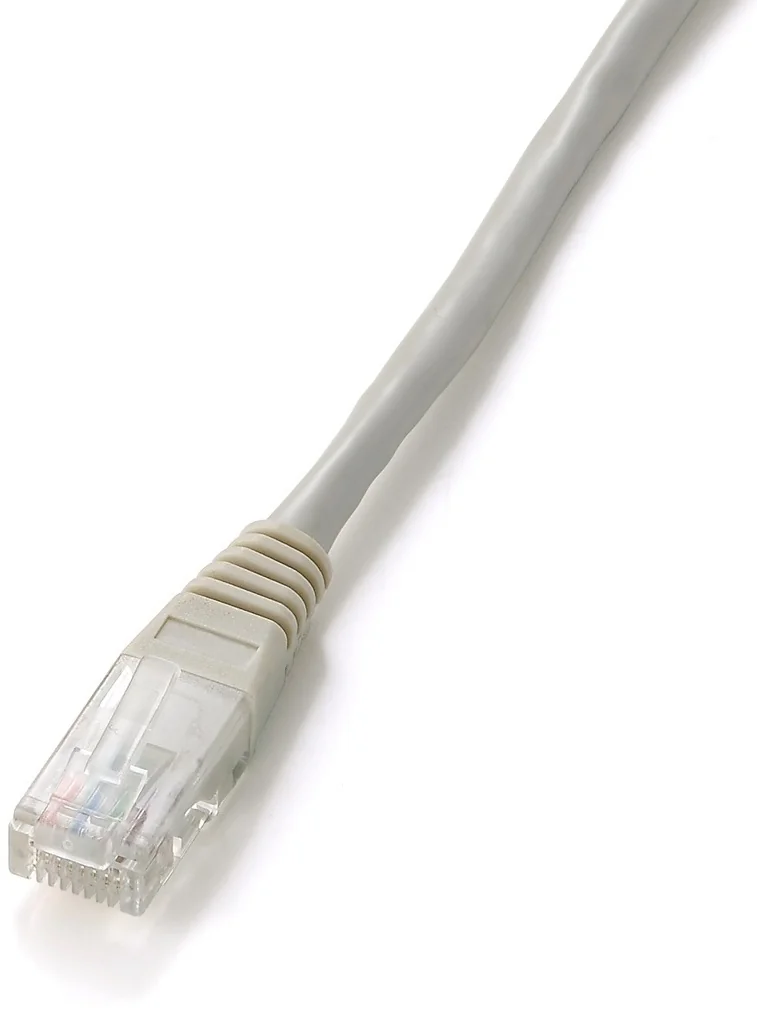 Cabo de Rede Equip Cat5e U/UTP 5m RJ-45 Bege com Contactos Dourados