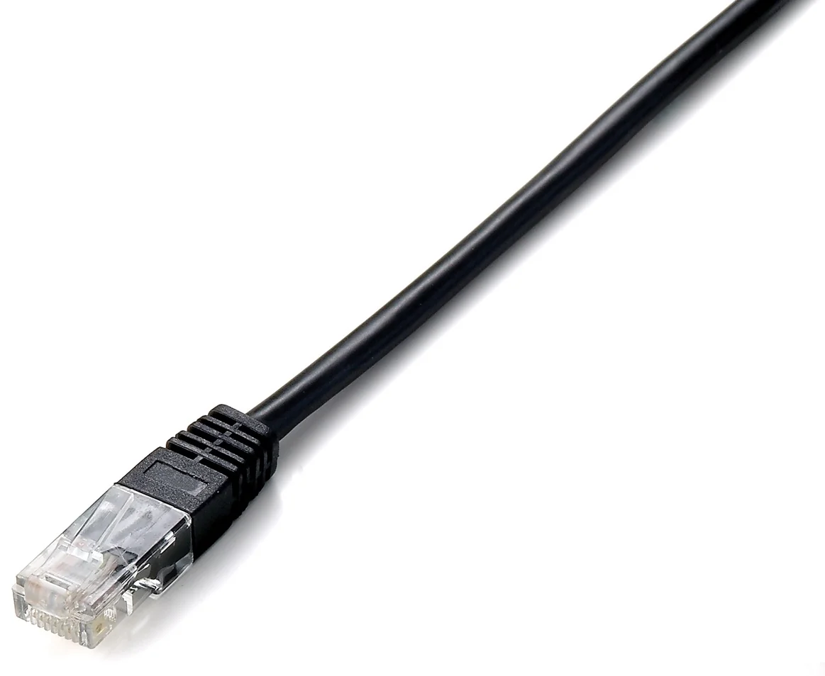 Cabo de rede Equip Cat5e U/UTP RJ-45 7,5 m preto