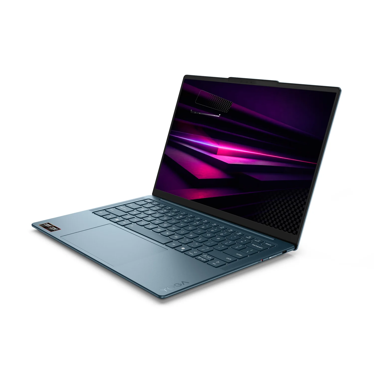 Portátil Lenovo Yoga Slim 7 14" OLED 2.8K AMD Ryzen AI 7 32GB 1TB SSD Windows 11 Home Verde-azulado + Rato - Imagem 4