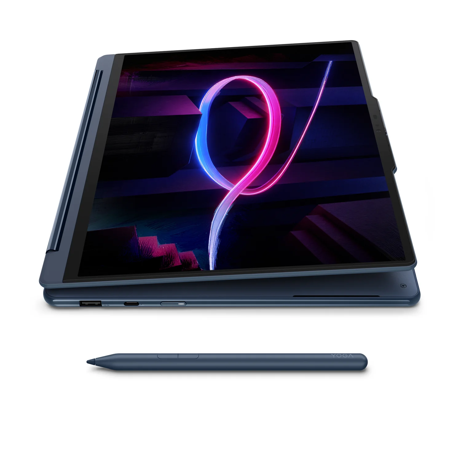 Portátil Convertível Lenovo Yoga 9 2-in-1 14IPH11 Core Ultra 7 32GB 2TB 14" 2.8K OLED Azul - Imagem 15