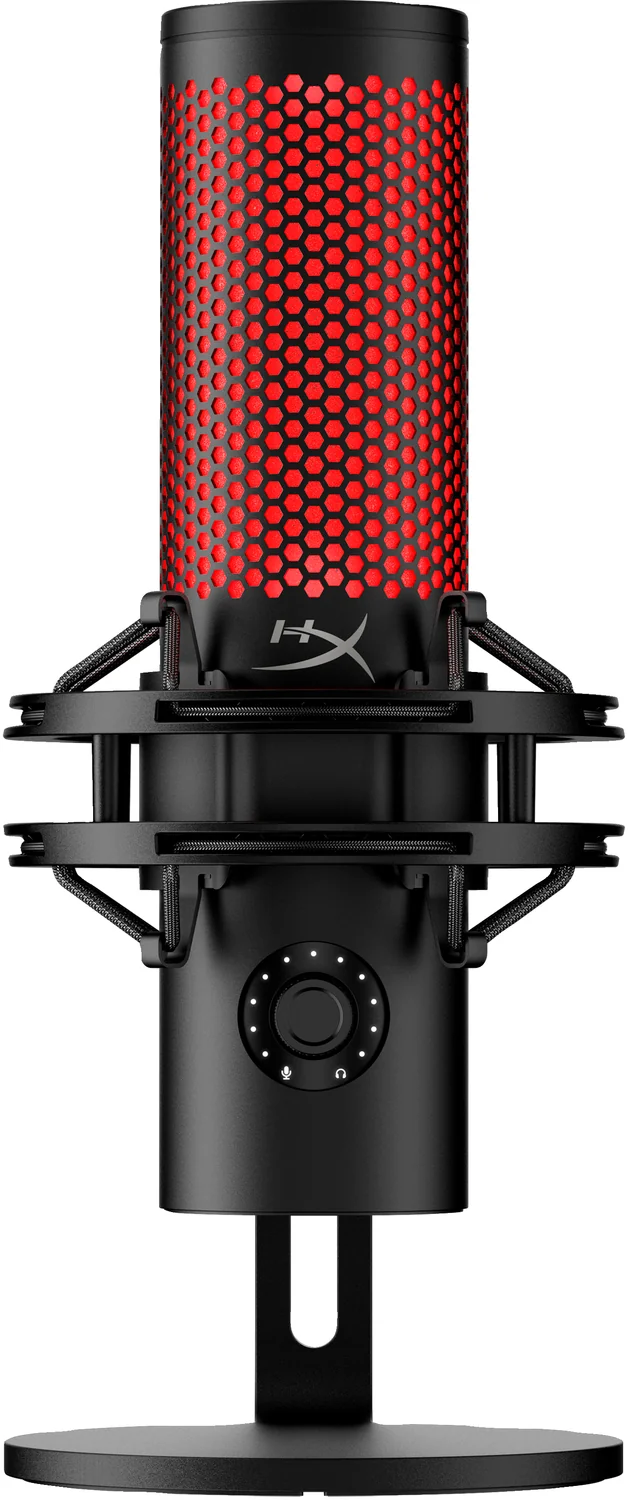 Microfone HyperX QuadCast 2 USB-C Profissional Preto para Streaming