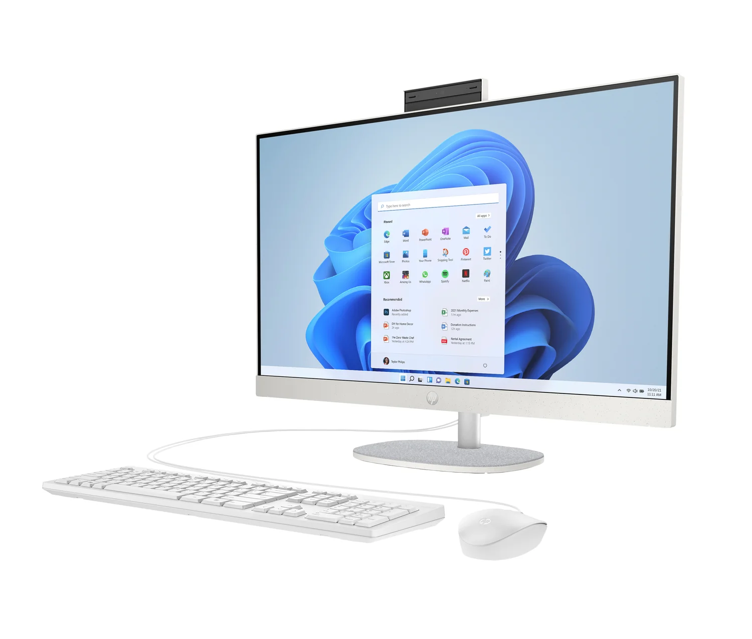 Computador All-in-One HP 27-CR0000NP 27" Full HD AMD Ryzen 7 7730U 16GB 512GB SSD - Imagem 11