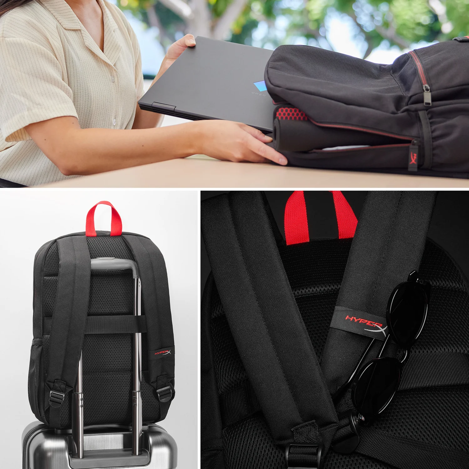 Mochila para Portátil HyperX Delta 16 Polegadas Resistente à Água - Imagem 5