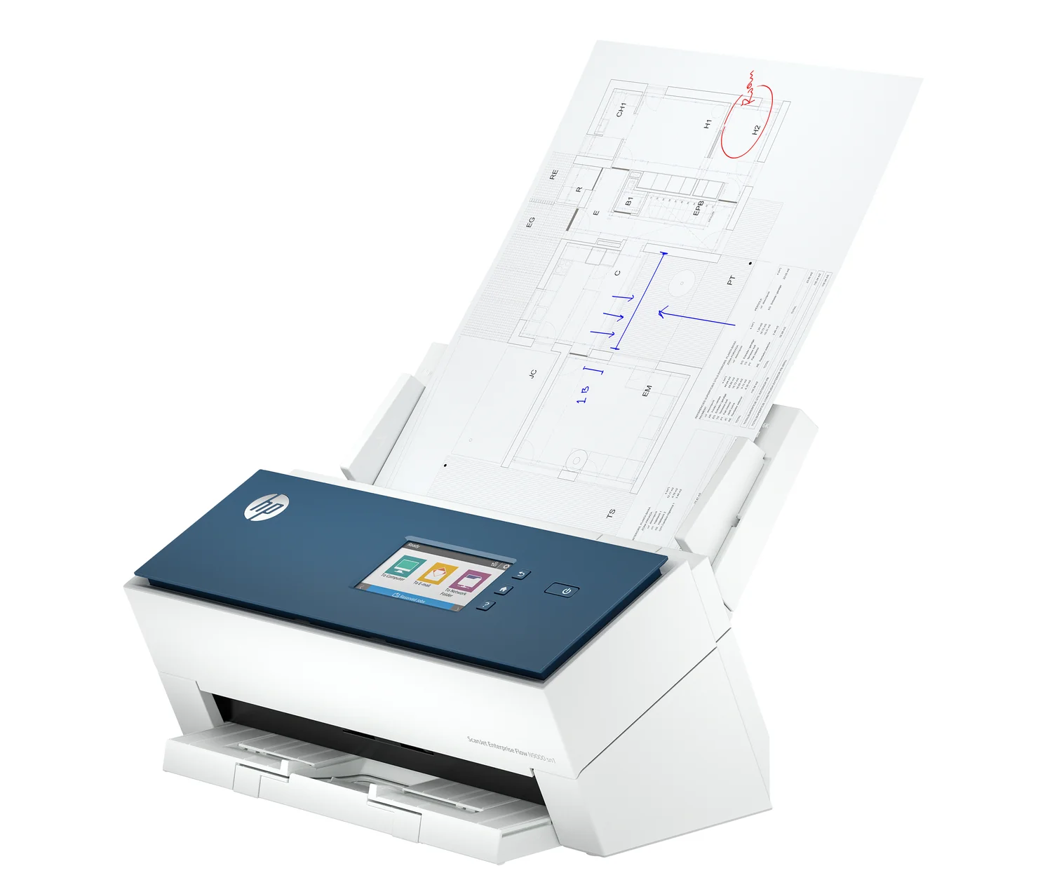 Scanner HP ScanJet Enterprise Flow N9000 sn1 A3 600 DPI Duplex - Imagem 13