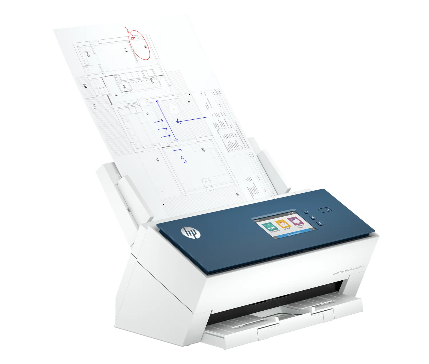 Scanner HP ScanJet Enterprise Flow N9000 sn1 A3 600 DPI Duplex - Imagem 2