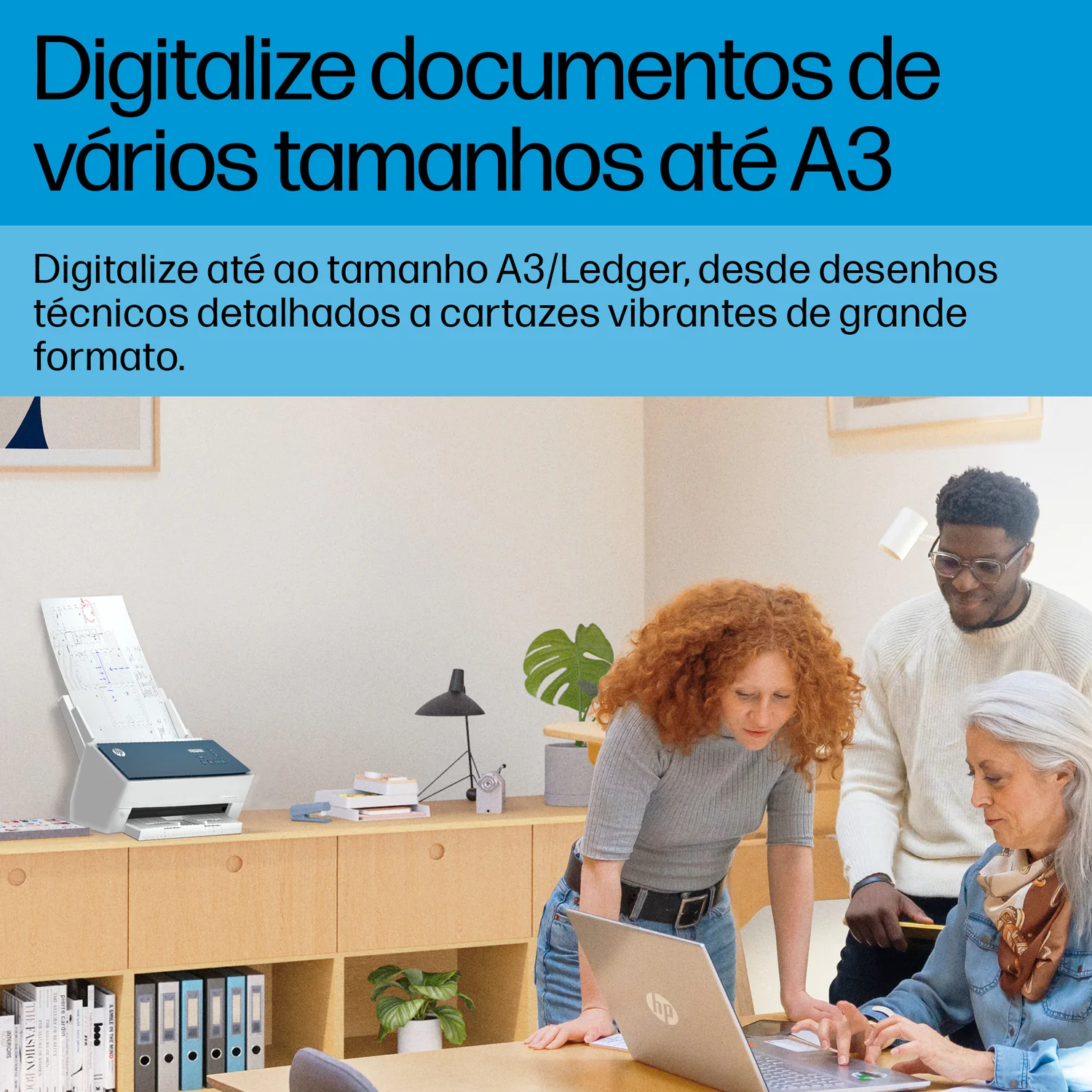 Scanner HP ScanJet Enterprise Flow N9000 sn1 A3 600 DPI Duplex - Imagem 8