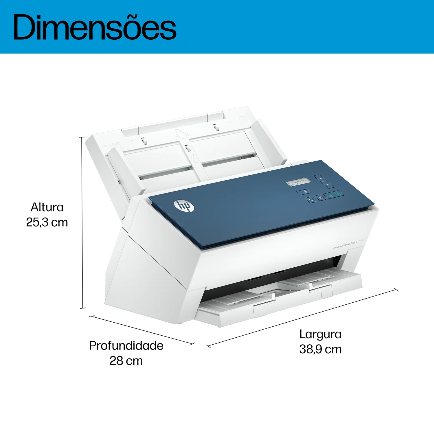 Scanner HP ScanJet Enterprise Flow N9000 sn1 A3 600 DPI Duplex - Imagem 4