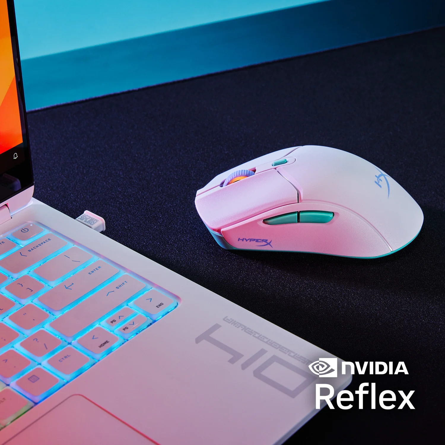 Rato Gaming HyperX Pulsefire Haste 2 Core Wireless 3600 DPI 6 Botões Branco - Imagem 7