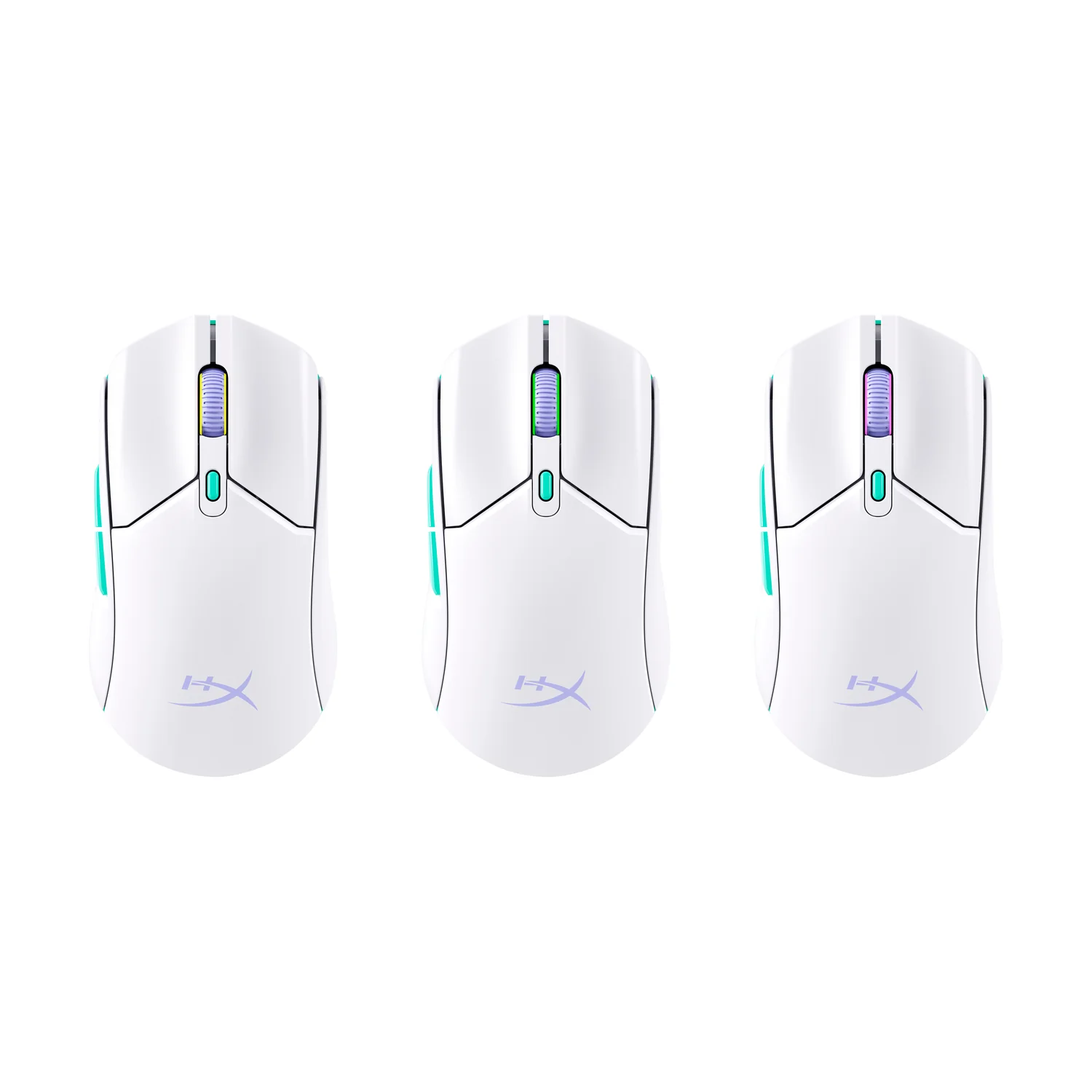Rato Gaming HyperX Pulsefire Haste 2 Core Wireless 3600 DPI 6 Botões Branco - Imagem 8