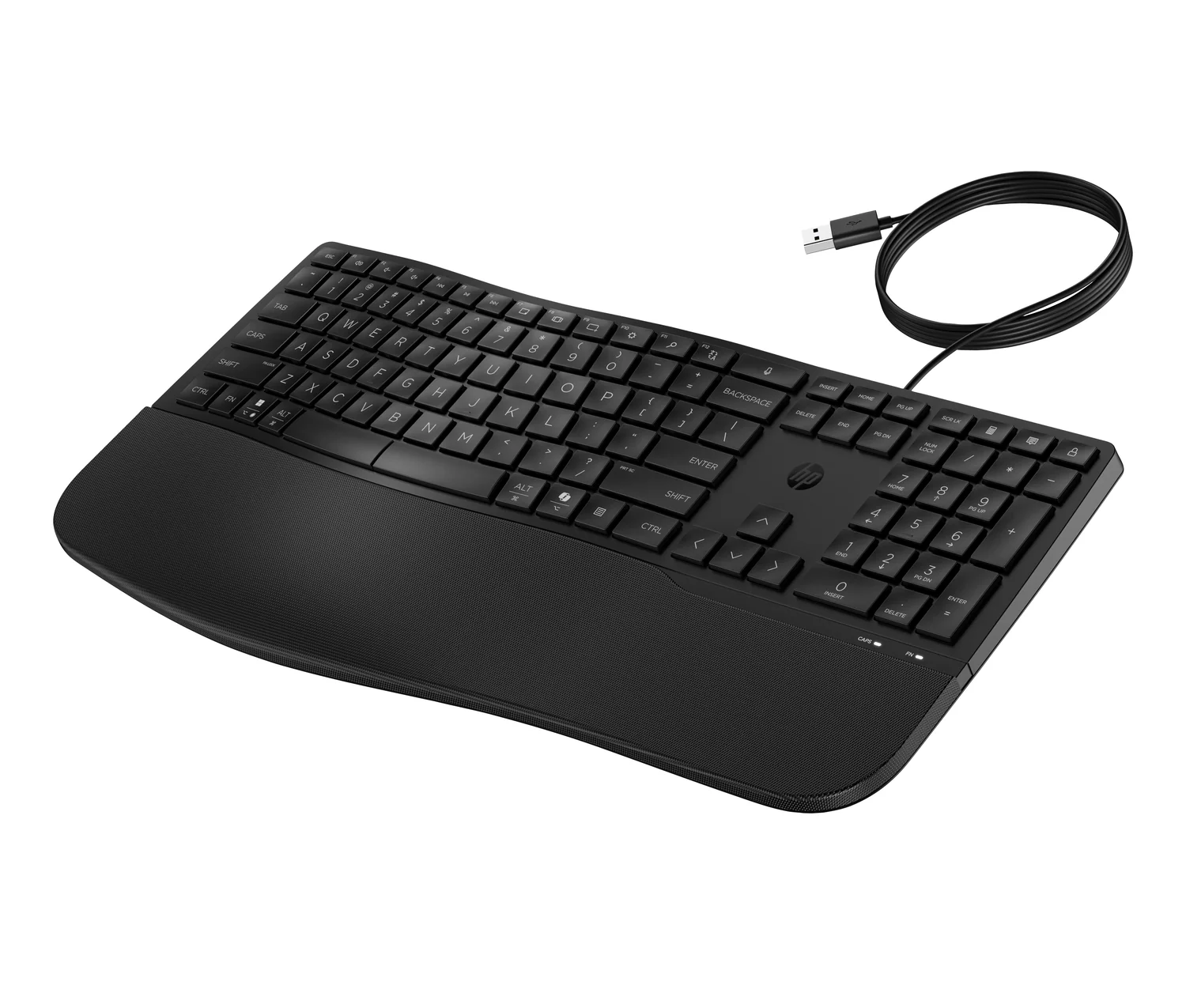Teclado com Fios HP 480 Comfort USB-A Tamanho Completo Preto - Imagem 3