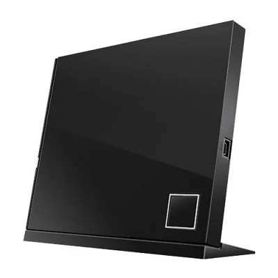Gravador Blu-Ray externo ASUS SBW-06D2X-U USB 2.0 preto - Imagem 1