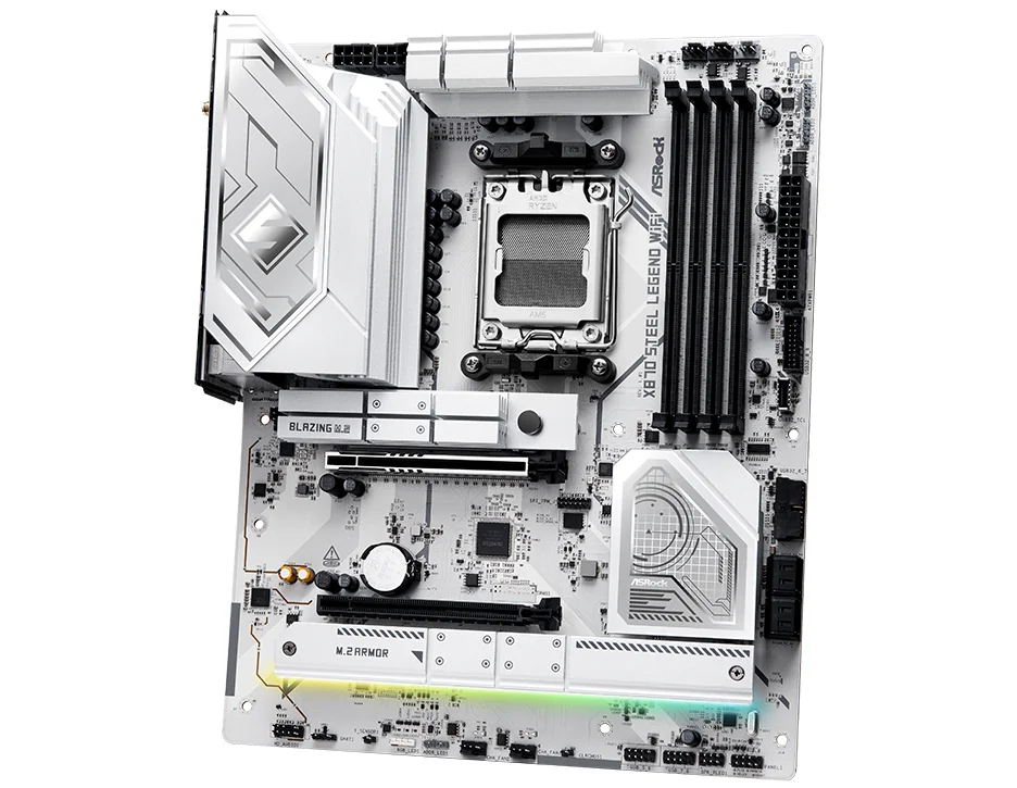 Motherboard ASRock X870 Steel Legend WiFi AMD AM5 DDR5 ATX Wi-Fi 7 USB4