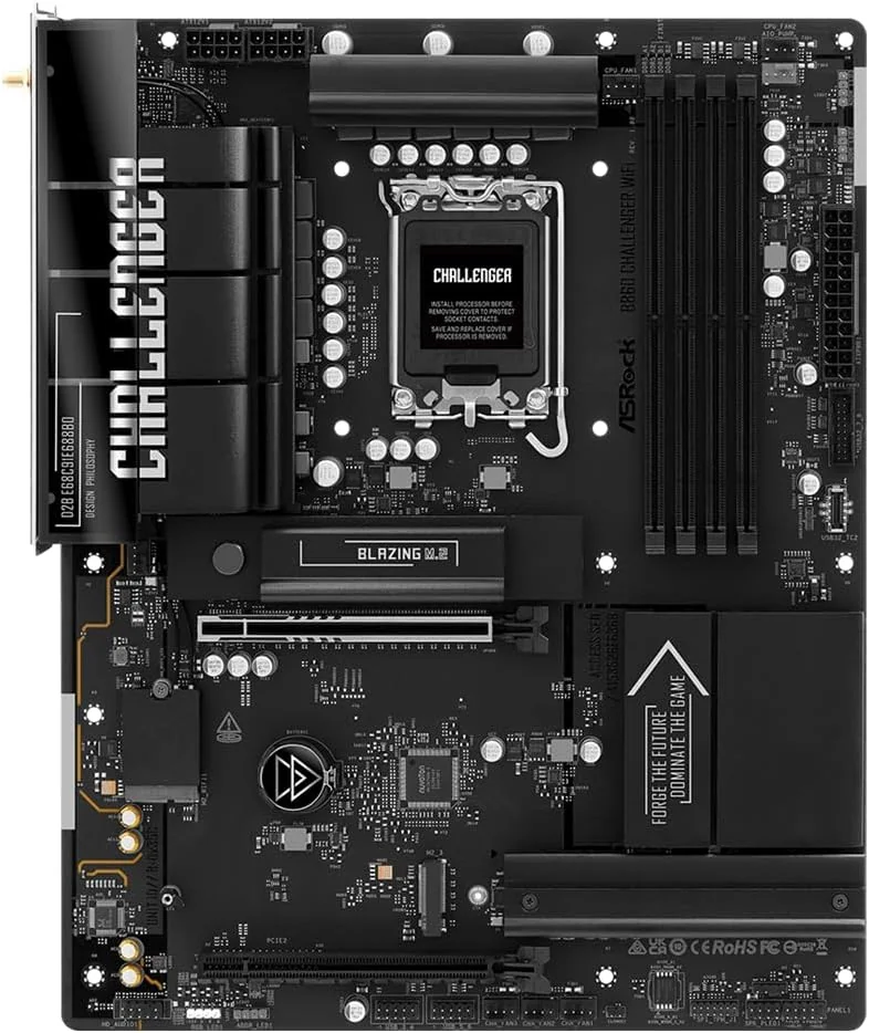 Motherboard ASRock B860 Challenger WiFi LGA 1851 - Imagem 2