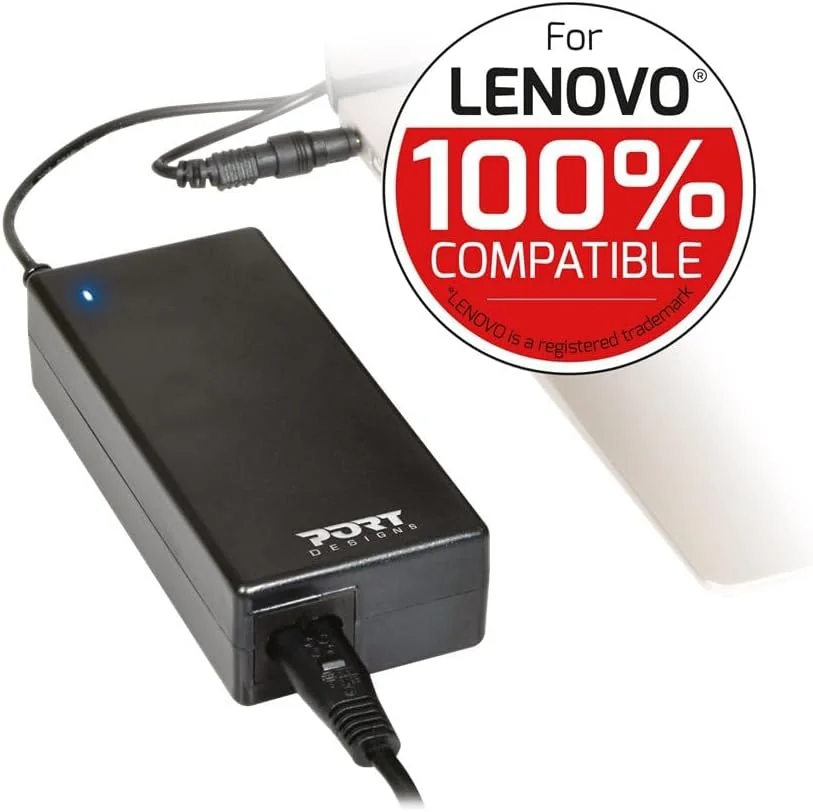 Carregador Port Designs 90W para Portáteis Lenovo 19V 4,74A com 10 Anos Garantia - Imagem 3