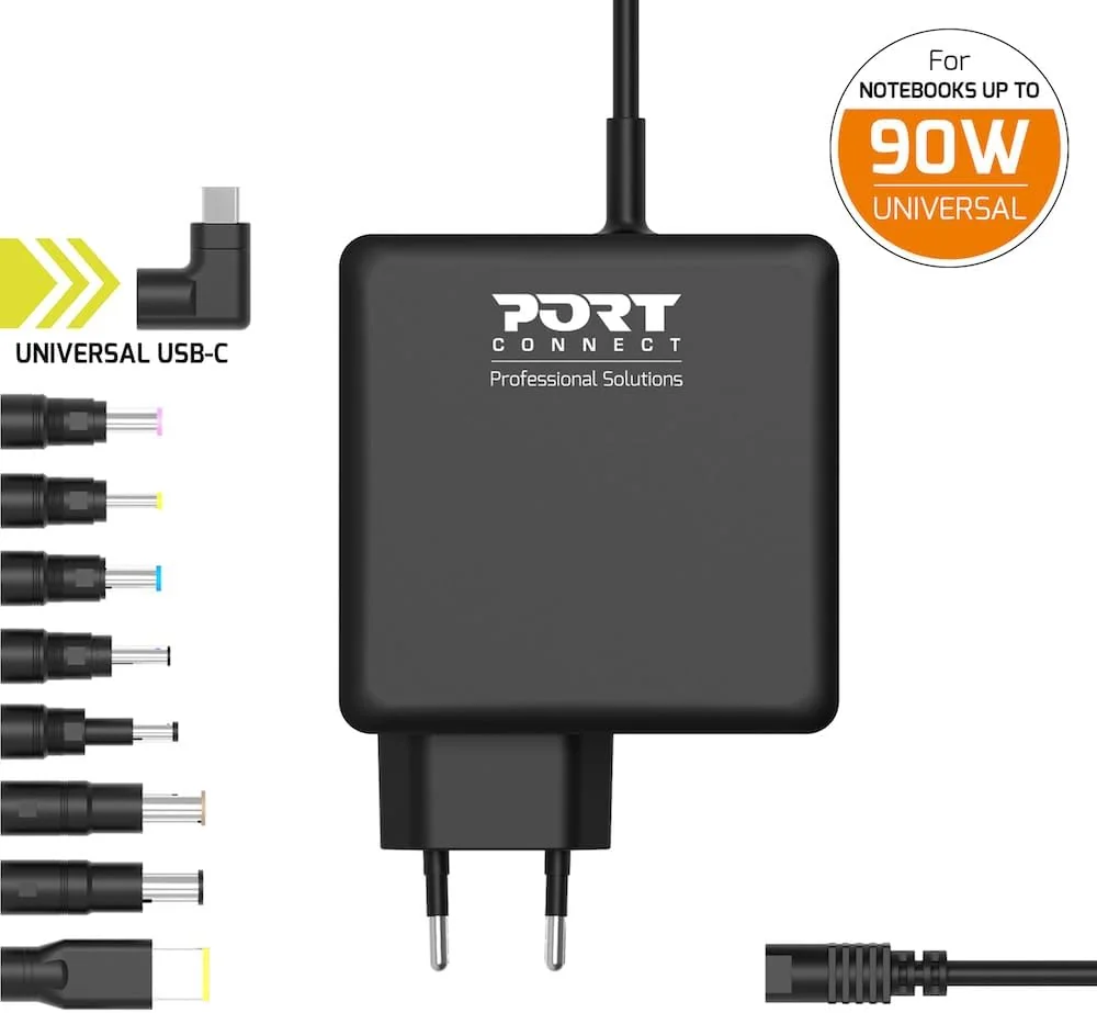 Carregador Universal Port Designs 90W Plug-In para Portáteis - Imagem 7