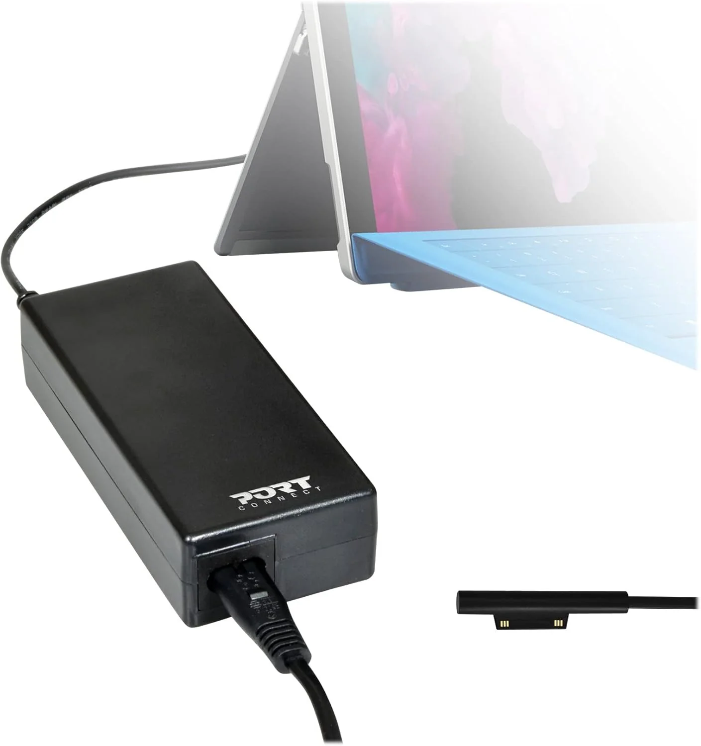 Fonte de Alimentação Port Designs 60W Microsoft Surface Pro Laptop EU Plug Conector Dedicado - Imagem 2