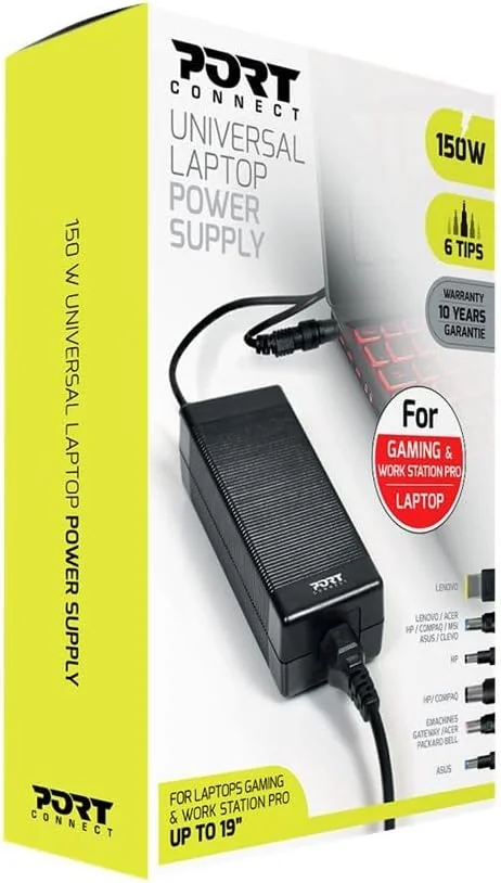 Carregador Universal Port Designs 150W para Portátil 19.5V 7.7A - Imagem 2