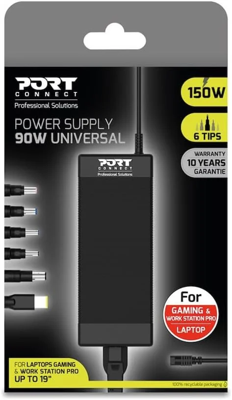 Carregador Universal Port Designs 150W para Portátil 19.5V 7.7A - Imagem 3