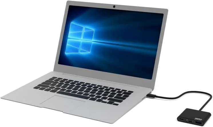 Hub Docking Mini Port Designs USB-C HDMI + USB 3.0 + USB-C PD - Imagem 4