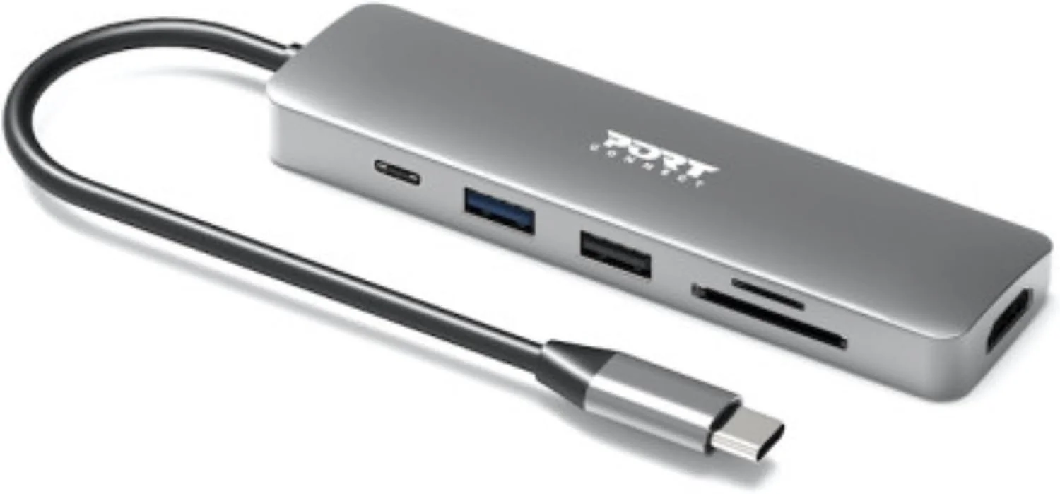 Docking Station Port Designs USB-C 5-em-1 Portátil para Mobilidade - Imagem 6