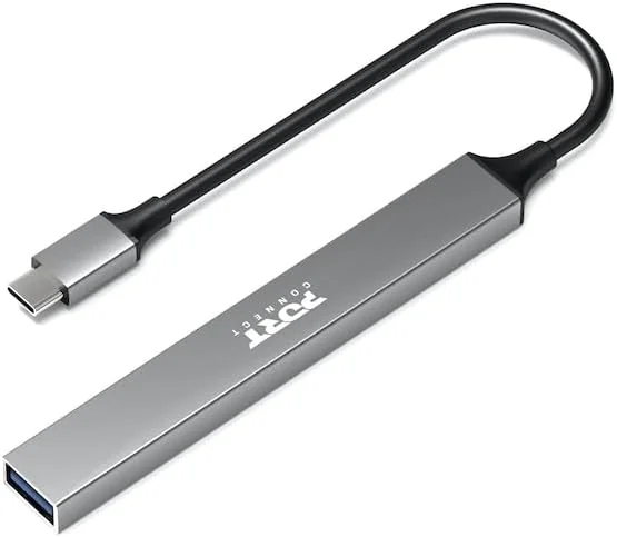 Hub USB Port Designs 5 Portas 3x USB-A + 1x USB-C com PD 100W - Imagem 3