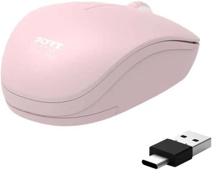 Rato Sem Fios Port Designs Wireless Collection Blush - Imagem 7