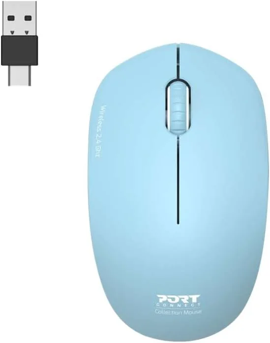 Rato Sem Fios Port Designs Collection Azul