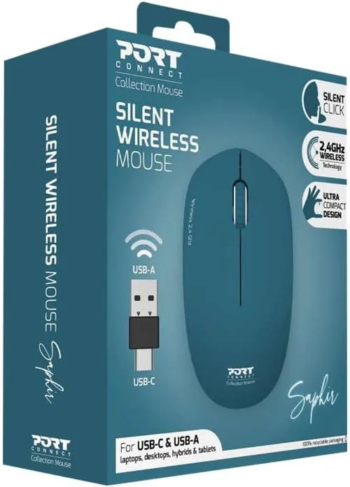 Rato sem Fios Port Designs Collection Saphir para Portátil - Imagem 3